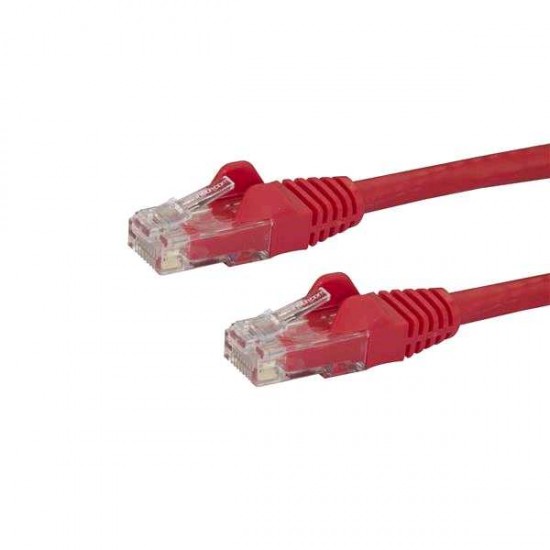 STARTECH CAT6 15FT RED SNAGLESS UTP PATCH CABLE