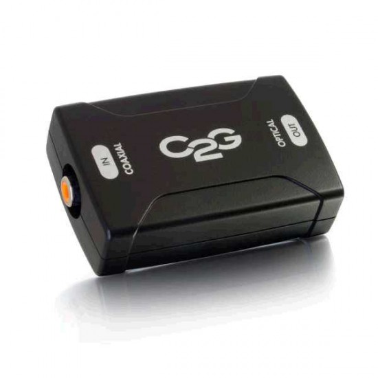 C2G COAX TO OPTICAL DIGITAL AUDIO CONVERTER