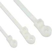 TY EYELET NYLON ZIP TIES - 30CM, 100PK