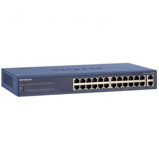 Netgear FS526T 24-Port Smart Switch with Gigabit Ports Netgear FS526T 24-Port Smart Switch with Gigabit Ports
