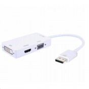 TECHLY DP TO HDMI/DVI/VGA M/F ADAPTER