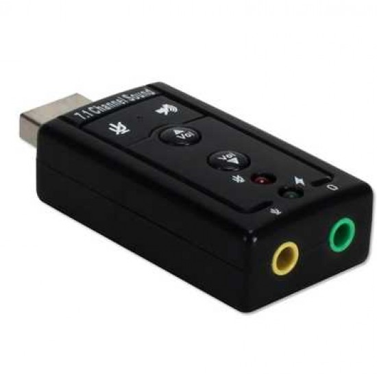 BLUE DIAMOND USB AUDIO ADAPTER 7.1 FOR HEADSET