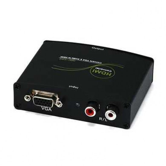 TECHLY DIGITAL HDMI TO VGA CONVERTER- WITH VGA RCA STEREO OUTPUTS TECHLY DIGITAL HDMI TO VGA CONVERTER- WITH VGA RCA STEREO OUTPUTS
