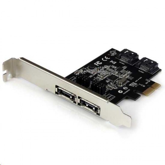 STARTECH 2 PORT PCIE SATA III ESATA CONTROLLER CARD