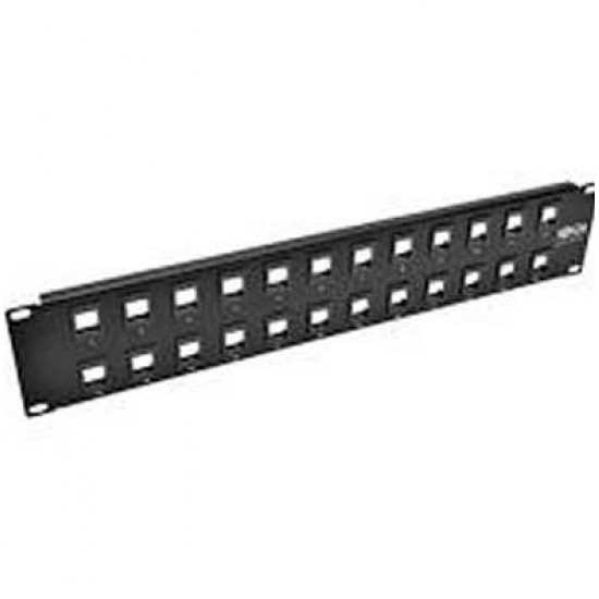 TRIPP LITE 24 PORT 2U BLANK PATCH PANEL RACK MOUNTABLE