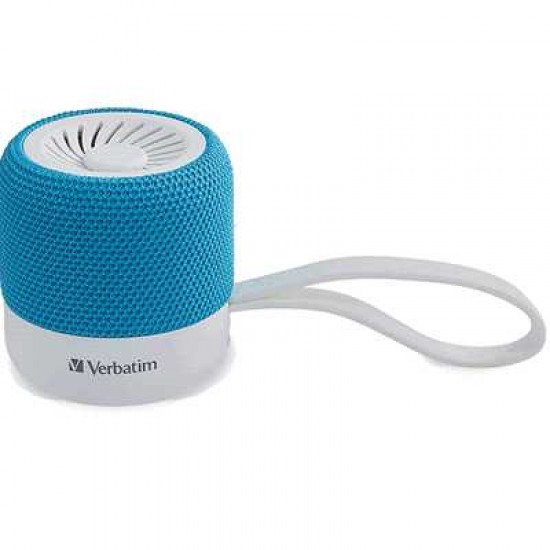 VERBATIM WIRELESS MINI BLUETOOTH SPEAKER -BLUE