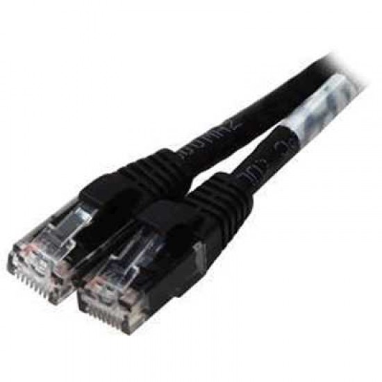 C2G CAT6 2FT BLACK SNAGLESS UTP PATCH CABLE