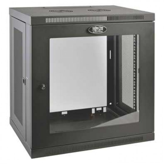 SmartRack 12U Low-Profile Switch-Depth Wall-Mount Rack Enclosure Cabinet with Clear Acrylic Window SmartRack 12U Low-Profile Switch-Depth Wall-Mount Rack Enclosure Cabinet with Clear Acrylic Window