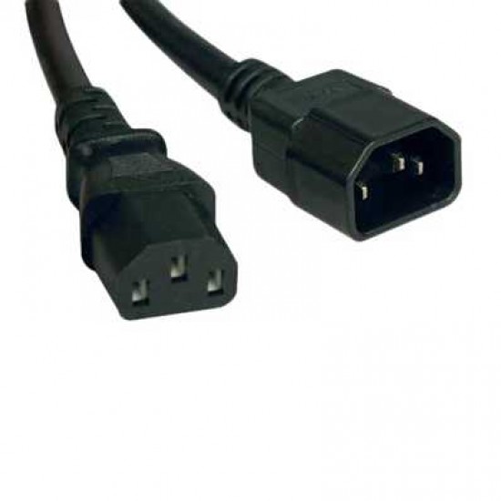 TRIPP LITE HEAVY DUTY 10FT  C13- C14 POWER EXTENSION CABLE 15A, 100-250V  14AGW