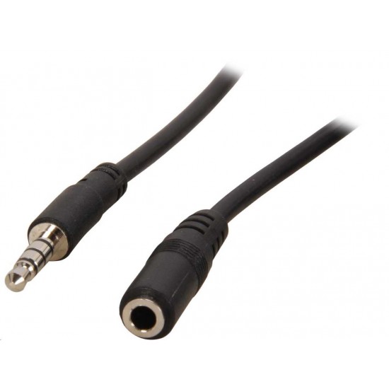 STARTECH AUDIO 3.5MM 4 POSITION TRRS HEADSET EXTENSION CABLE, M/F, 1M