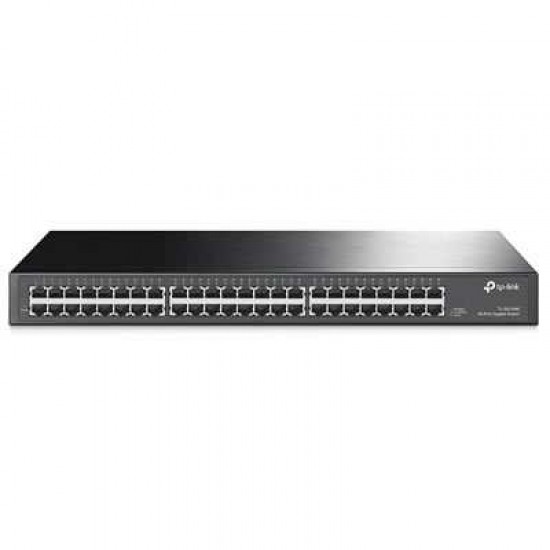 TP- LINK 48 PORT GIGABIT SWITCH 1U, 19 INCH -RACK- MOUNTABLE