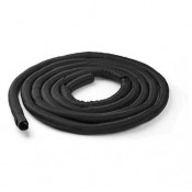 STARTECH 15FT CABLE MANAGEMENT SLEEVE - TRIMMABLE FABRIC -CORD CONCEALER - WIRE HIDER - CORD ORGANIZER - BLACK