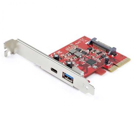 STARTECH 2 PORT USB 3.1 CARD -10GBPS PER PORT -USB-C USB-A - PCIE STARTECH 2 PORT USB 3.1 CARD -10GBPS PER PORT -USB-C USB-A - PCIE
