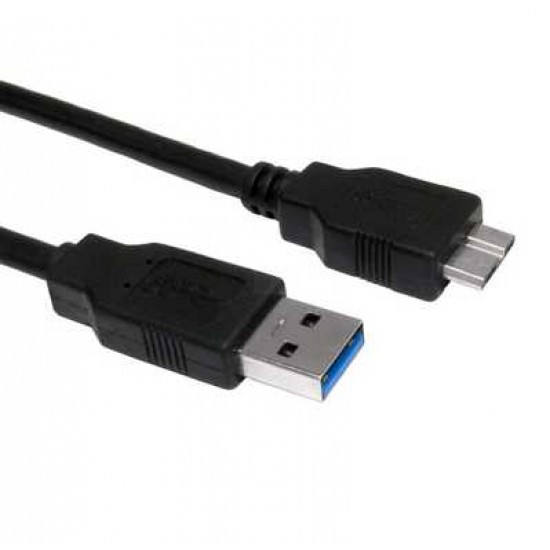 BLUE DIAMOND MICRO USB 3.0 TO USB 3.0 6FT M/M CABLE- BLACK