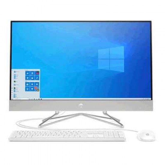 HP All-in-One 27-dp0409,AMD Ryzen 5 3500U,12GB DDR4,256GB PCIe NVMe M.2 SSD,27 FHD IPS,HP TrueVision HD privacy camera,AMD Radeon Vega 8,Realtek Wi-Fi 5 (1x1) and BT 4.2 Combo,USB white wired keyboard and mouse combo,Windows 10 Home,1-year