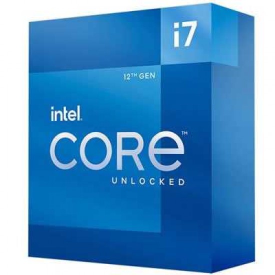 INTEL Core  i7-12700K Processor, 3.6GHz w/ 12 (8P + 4E) Cores / 20 Threads