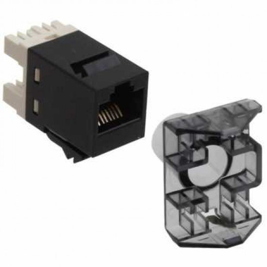 CAT6 UTP SL JACK BLACK  KEYSTONE JACK FOR COMMSCOPE PRODUCTS ONLY
