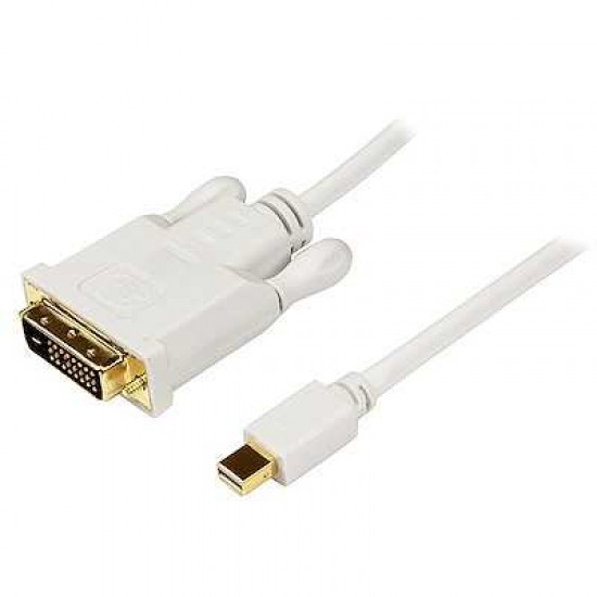 STARTECH 6FT MIMI DISPLAYPORT TO DVI CONVERTER CABLE -6FT WHITE
