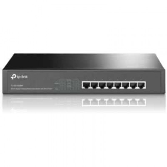 TP -LINK 8 PORT GIGABIT SWITcH WITH 8 PORT POE