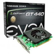 EVGA GEFORCE GT440 1GB PCI-E VIDEO CARD - CLEARANCE - CARD ONLY - USED