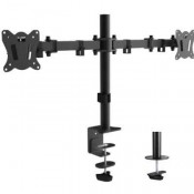 PC FULL MOTION DUAL MONITOR DESKMOUNT FOR 13-27 INCH MONITORS