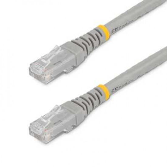 STARTECH CAT6 1FT GREY PATCH ETHERNET CABLE