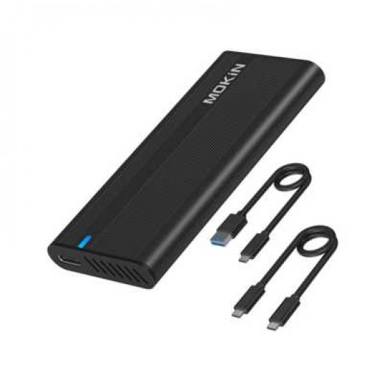 MOKiN M.2 NVME SATA SSD Enclosure Adapter Tool-Free