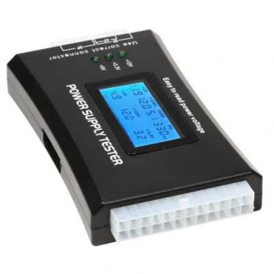 PC POWER SUPPLY TESTER WITH LCD SCREEN