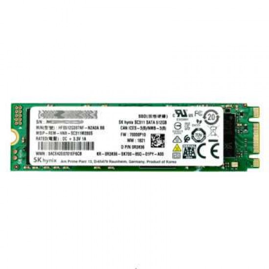 Hynix HFS512G39TNF - 512GB M.2 2280 SATA III NGFF Solid State SSD- USED