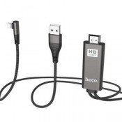 HOCO Lightning to HDMI Adapter, 2M, Black (UA14)