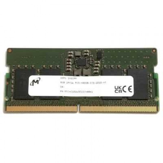 Micron SODIMM 8GB PC5 DDR5 4800 1Rx16 MTC4C10163S1SC48BA1 Laptop Notebook RAM Memory for Dell HP Lenovo and Other Systems