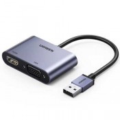 UGREEN  CM449 USB 3.0 TO HDMI + VGA ADAPTER CONVERTER