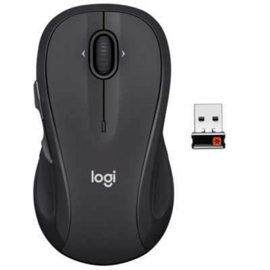 Logitech M510 Wireless Computer Mouse for PC with USB Unifying Receiver - Graphite