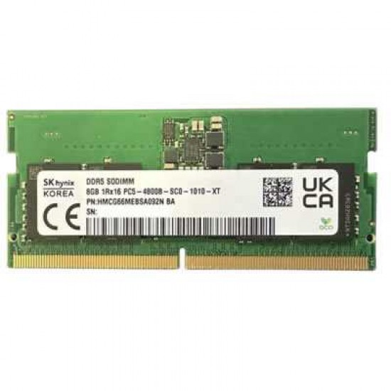 HMCG78MEBSA092N-BA - Sk Hynix 16GB 1Rx8 PC5-4800B SODIMM