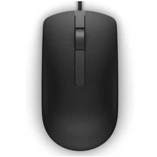 DELL BLACK USB OPTICAL MOUSE W/SCROLL WHEEL