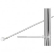 TECHLY EYELET NYLON ZIP TIES -20CM -100 PK