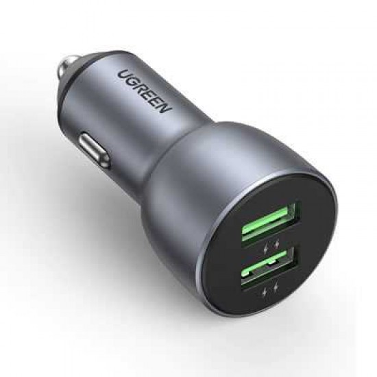 UGREEN 51076 FAST CHARGING USBA/USBC 36W CAR  POWER ADAPTER