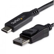 StarTech.com 6ft/1.8m USB C to DisplayPort 1.4 Cable - 4K/5K/8K USB Type-C to DP 1.4 Alt Mode Video Adapter Converter - HBR3/HDR/DSC - 8K 60Hz DP Monitor Cable for USB-C/Thunderbolt 3 (CDP2DP146B)