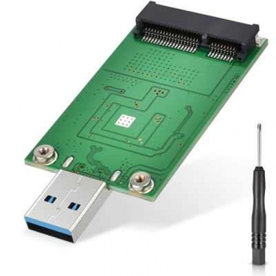 MSATA SSD TO USB 3.0 ADAPTER EXTERNAL mSATA READER 50MM MINI USB SSD ENCLOSURE CONVERTOR