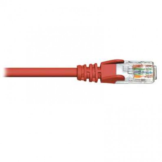 BLUE DIAMOND CAT6 UTP RED 15FT PATCH NETWORK CABLE