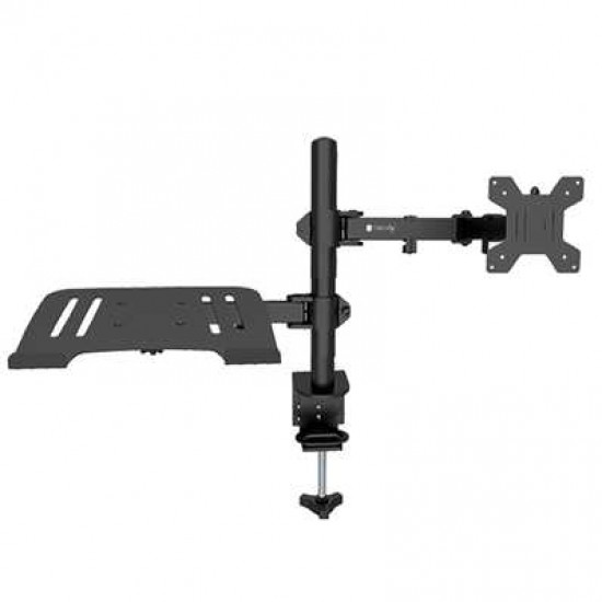 TECHLY DESKMOUNT ARM/MOUNT FOR 13- 32 INCH MONITOR AND A STAND FOR UPTO 17 INCH LAPTOP