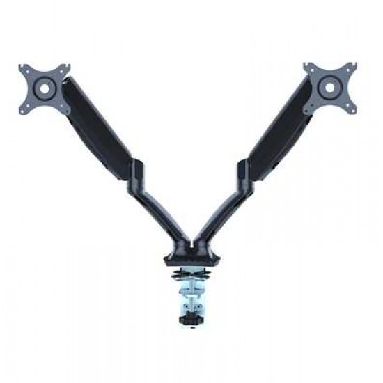 PC DUAL MONITOR  DESKTOP MOUNT - GAS SPRING FOR 17-27 INCH SCREEN