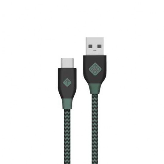 BLUE DIAMOND USB C TO USB A CABLE -1M  GREEN