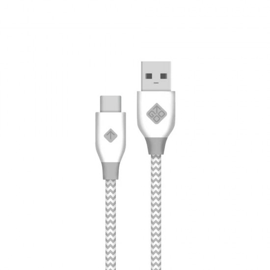 BLUE DIAMOND USBC TO USB A CABLE -1M WHITE