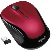 LOGITECH M325S SMALL WIRELESS PORTABLE MOUSE - RED