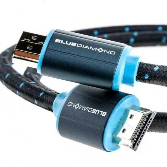 BLUE DIAMOND PREMIUM HIGH SPEED HDMI 2.0 CABLE, 4K UHD 3 FT