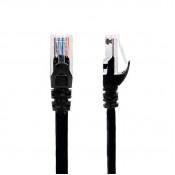 PC CAT6 1FT BLACK UTP NETWORK PATCH CABLE