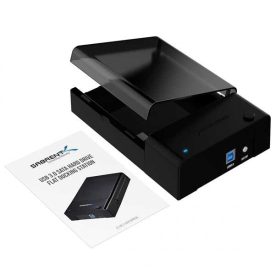 SABRENT 3.5 INCH HARD DRIVE SATA 3.0 ENCLOSURE- BLACK