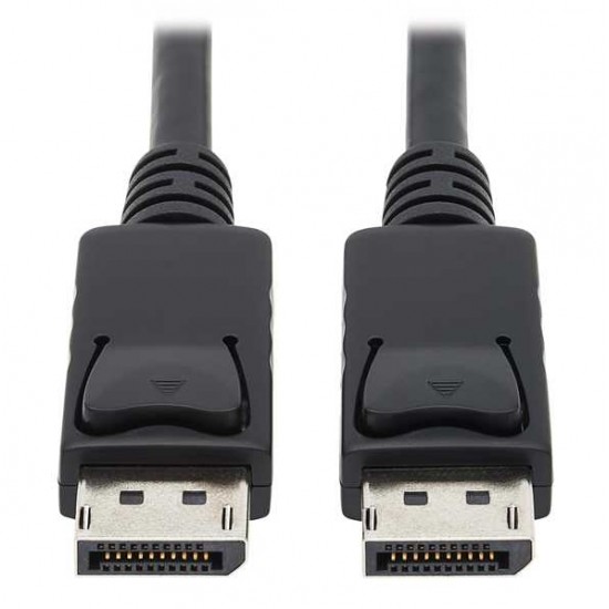 Tripp Lite series DisplayPort Cable with Latching Connectors, 4K 60 Hz (M/M), Black, 6 ft. (1.83 m)