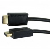 BLUE DIAMOND PLENUM CL3 HDMI CABLE WITH ETHERNET -75 FT BLACK
